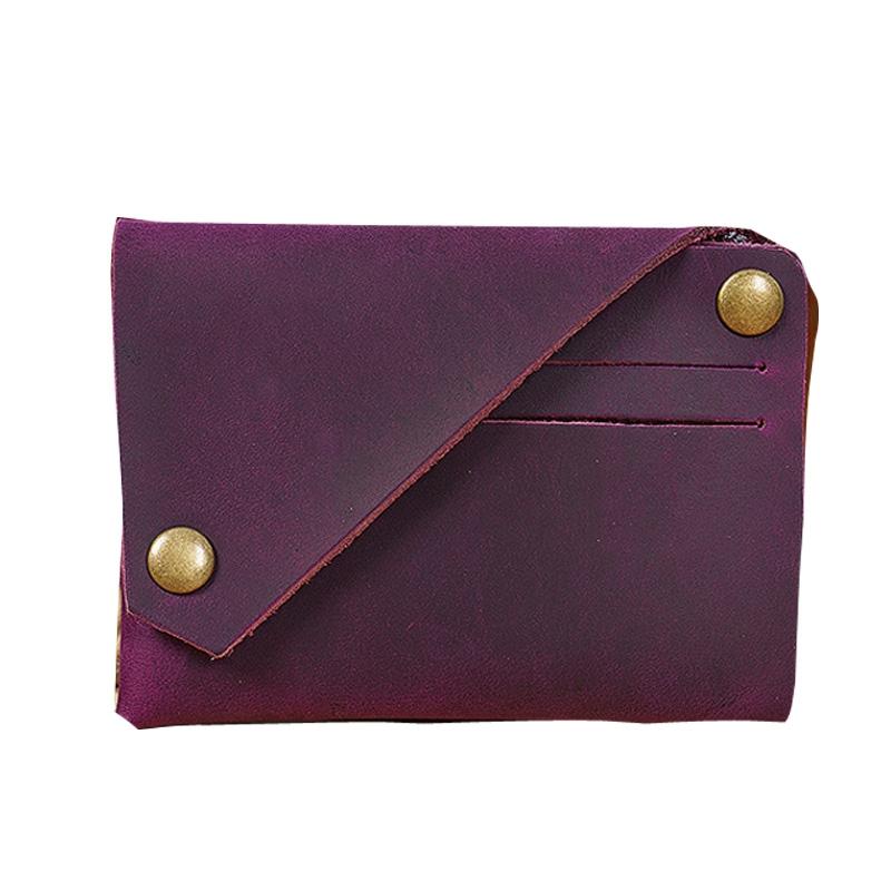 V562-H1021002060DBT-202503280220-00 Leather Card Holder For Bank Cards Black - Purple - Image 1