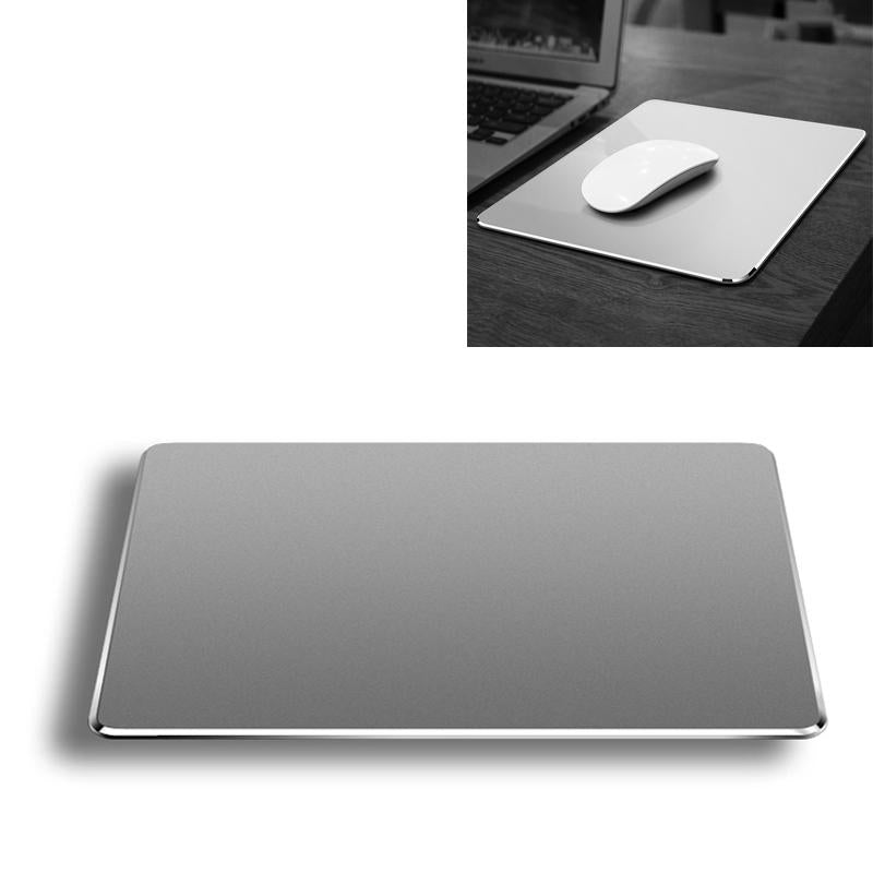 V562-H39390CP-202505261235-00 Double Sided Non Slip Aluminum Mouse Pad M Size - Grey - Image 1