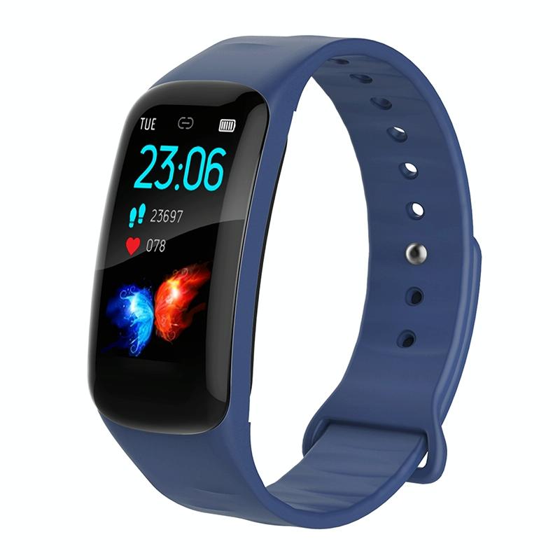 V562-L1550AC-202505262112-00 Waterproof Smart Bracelet With Step Heart And Sleep Monitoring - Ip67 - Blue - Image 1