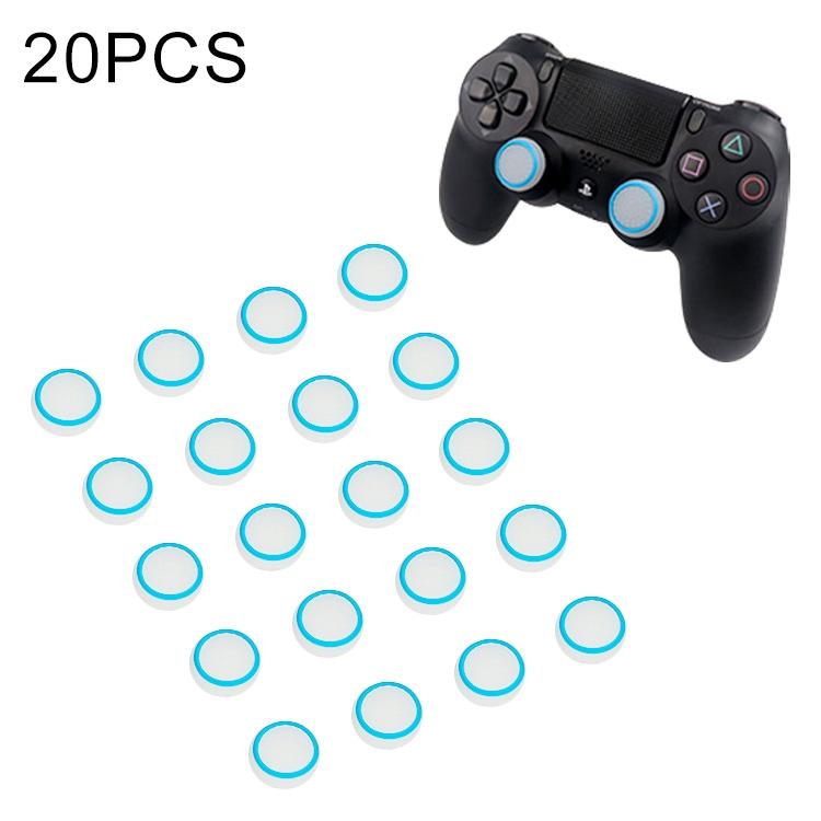 V562-L3600TN-202504181911-00 20 Luminous Silicone Gamepad Covers for Ps4 / Ps3 / Ps2 / Xbox360 / Xboxone / Wiiu - Blue - Image 1