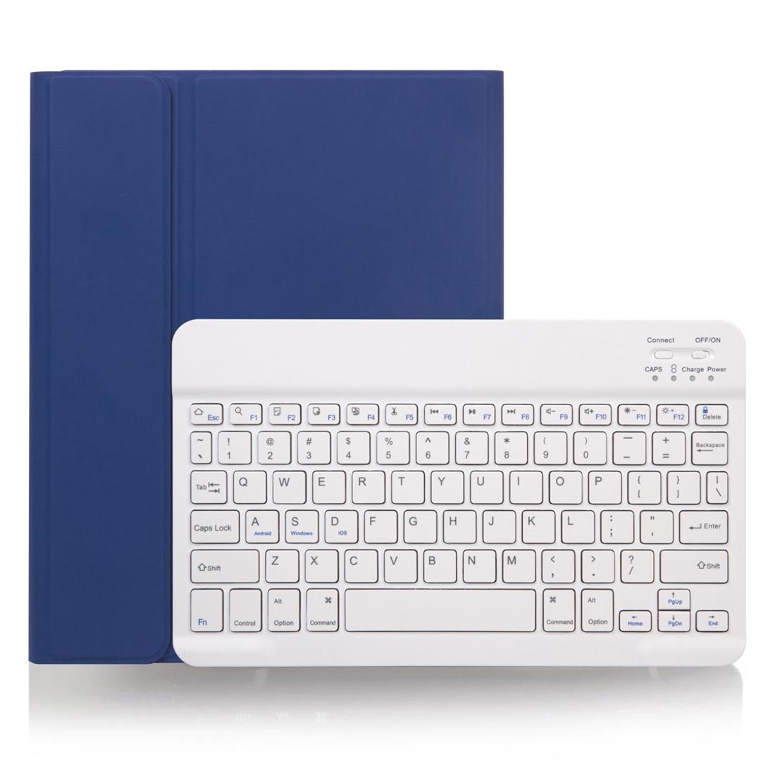 V562-L6120ORPI-202504291811-00 Detachable Bluetooth Keyboard Tablet Case For Ipad Pro 11 With Pen Slot - Plain Texture - Blue - Image 1