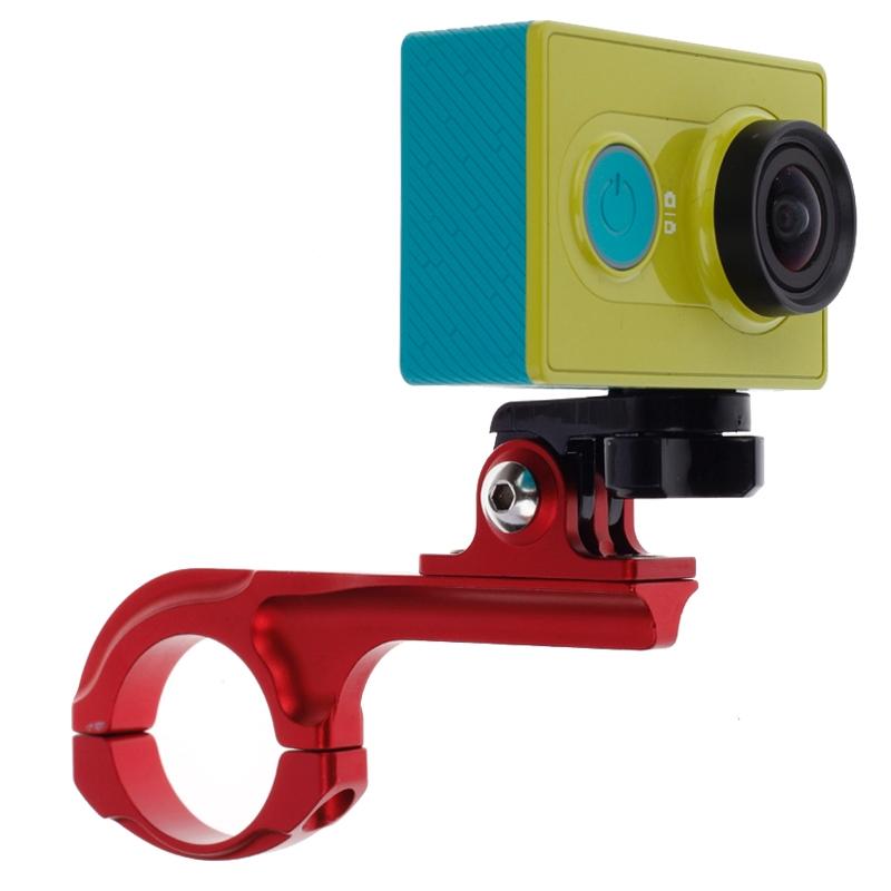 V562-R1040-ACD-S-221632-00 Bicycle Handlebar Holder with Connector Mount for Xiaomi Yi Sport Camera - Red - Image 1