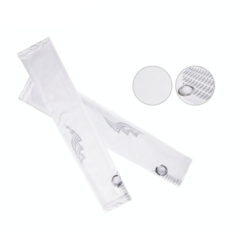 V562-W22016551YZ-202503041741-00 Breathable Golf Sunscreen Sleeve - Fluorescent Green - White - Image 1