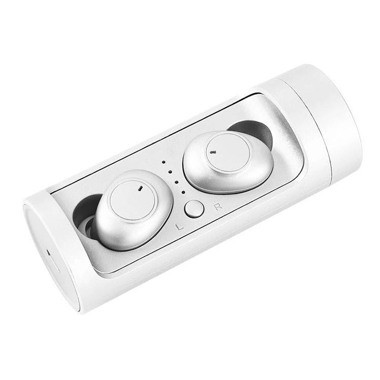 V562-W3681D6PI-202505231825-00 Wireless Touch Bluetooth Headset with Magnetic Charging - Automatic Pairing - White - Image 1