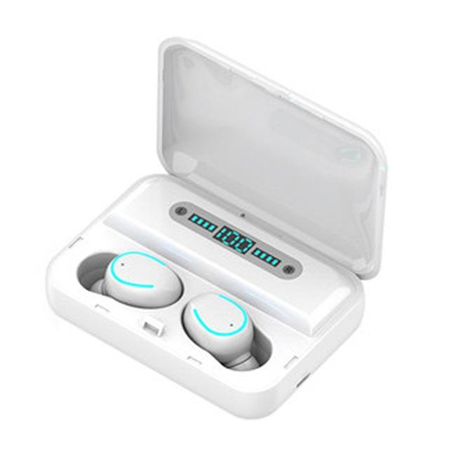 V562-W5232SXPI-202505261815-00 Intelligent Noise Cancelling Bluetooth Earphones with Touch Control and Charging Box - White - Image 1