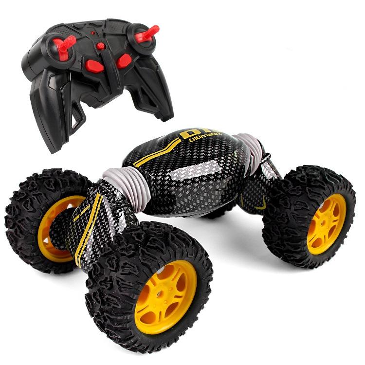 V562-Y3432THC-202502220235-00 2.4g Rc Off-road Deformation Car - 4wd Climber - Yellow - Image 1