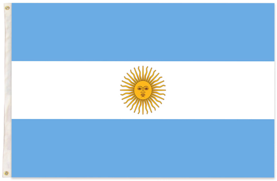 V563-13236-184629-00 Argentina Country Flag Heavy Duty Argentine Argentinian - 150cm x 90cm - Image 1