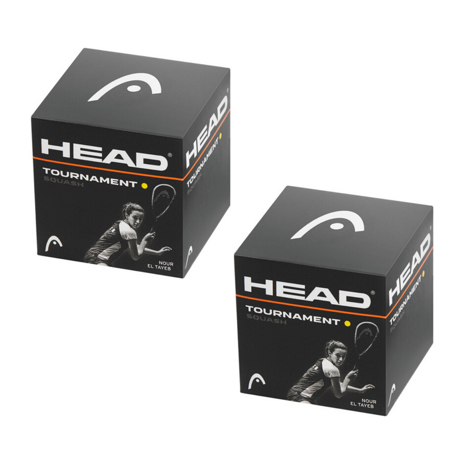 V563-287326-2PK-202503261220-00 HEAD Tournament Squash Ball Advanced Training Competition - 2 Balls - Image 1