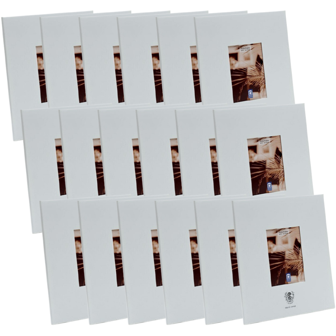 V563-31_773-18PCS-173154-00 18x Le Blanc Picture Frame Bulk - White - Image 1