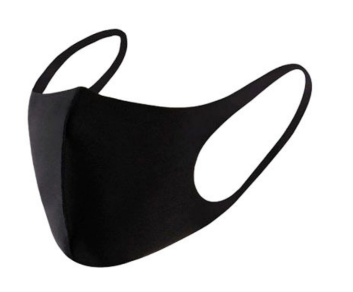V563-57552-205166-00 SUMMER Reusable Breathable Face Mask Mouth Mask Anti Dust Haze Protective in Black - Image 1