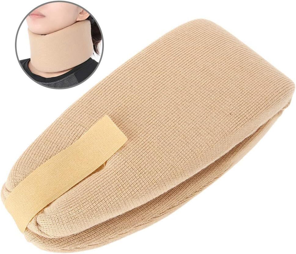V563-6932951865114-197244-00 Neck Support Soft Sponge Neck Brace Protection Unisex Cervical Collar Support - Image 1