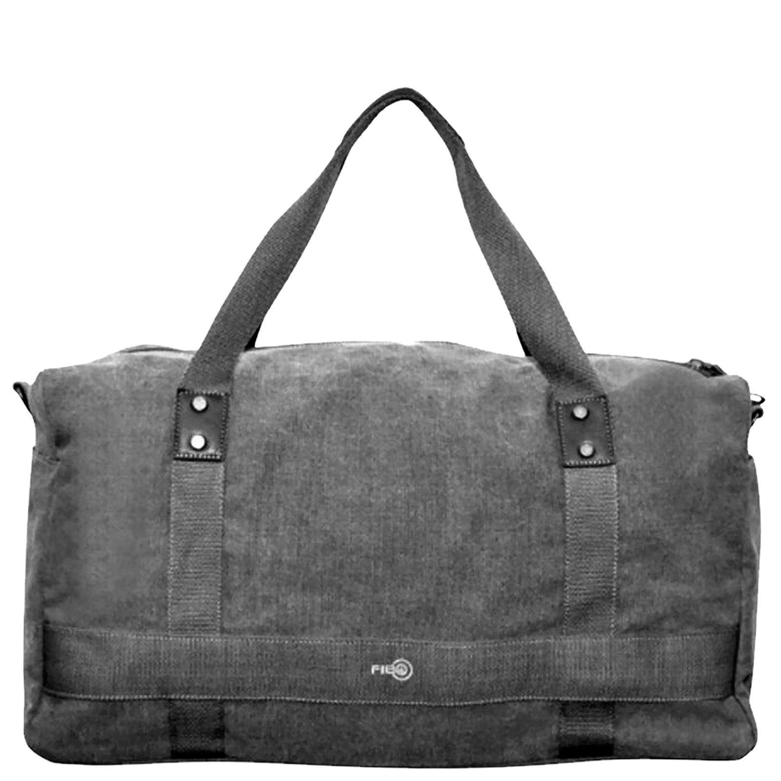 V563-A1205C-BLACK-149853-00 FIB 52cm Canvas Travel Duffle Bag Casual Duffel - Black - Image 1