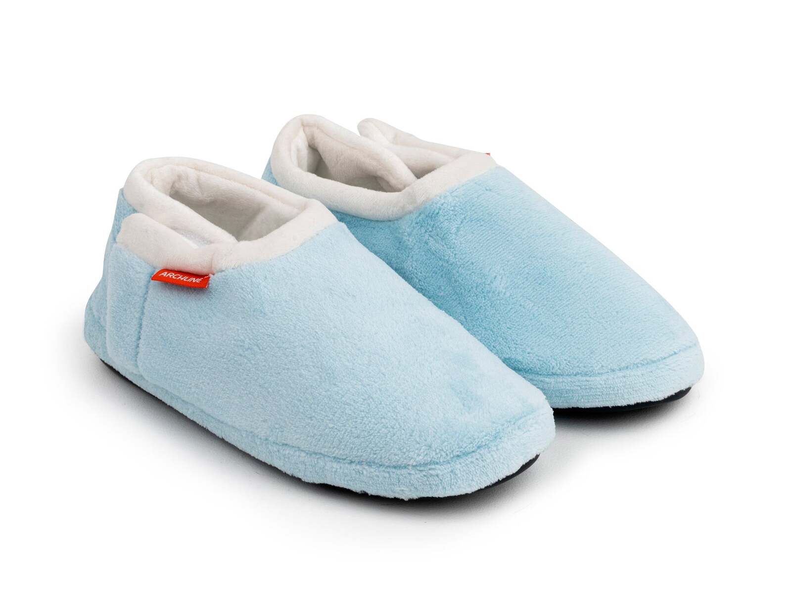 V563-AS601-SKYBLUE-36-202503051801-00 ARCHLINE Orthotic Slippers Closed Scuffs Pain Relief Moccasins - Sky Blue - EUR 36 - Image 1