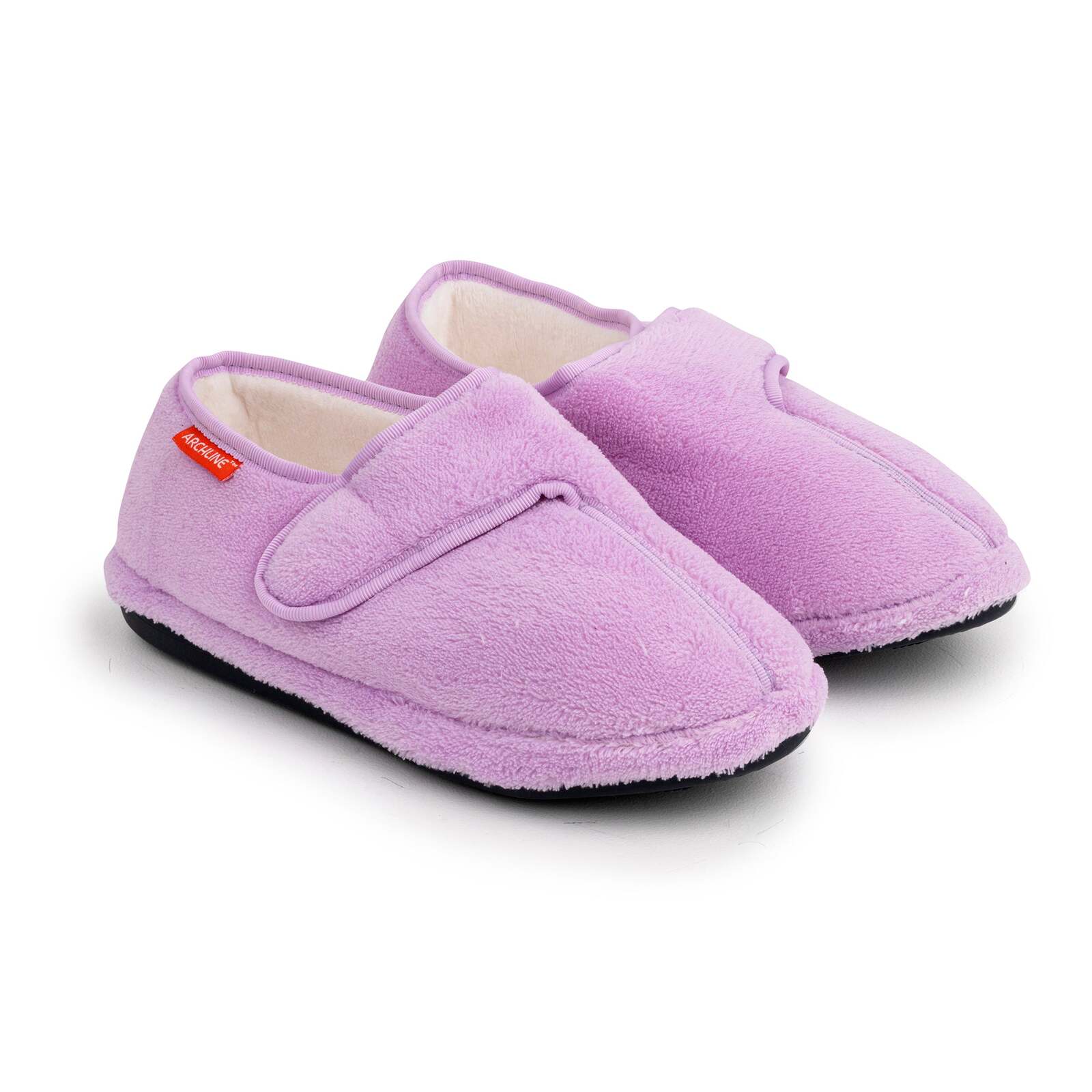 V563-AS713-41-202503051905-00 ARCHLINE Orthotic Plus Slippers Closed Scuffs Pain Relief Moccasins - Lilac - EU 41 - Image 1