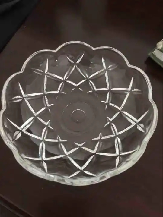 V563-BOBECHE-1PCS-205059-00 120mm Crystal Chandelier Bobeche Lamp Chandelier Part w/ Gold Pins (30mm Hole) - Image 1