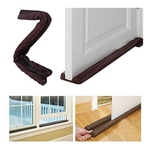 V563-BR-DUALDRAFTSTOP-202506020821-00 DUAL DRAFT STOPPER Double Sided Snake Wind Air Door Guard Cover Weather Seal - Image 1