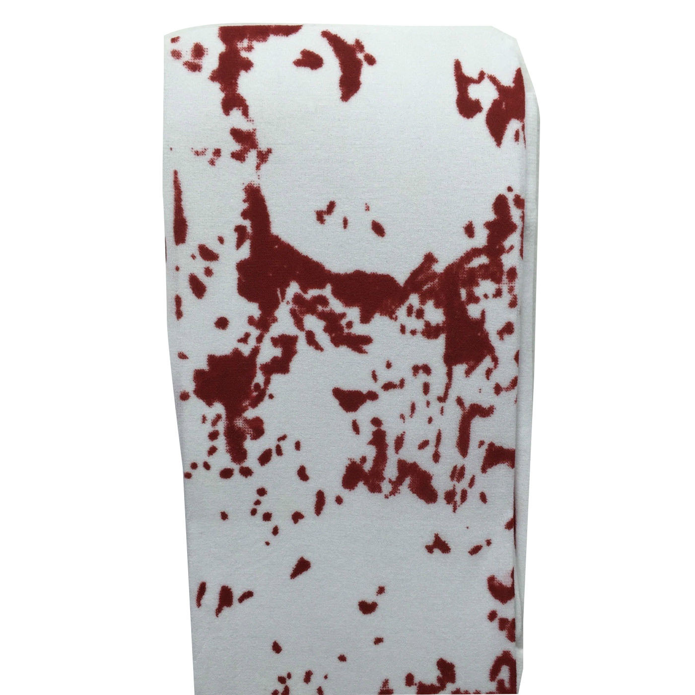 V563-BR-SUOTKSOCKS1-FKBLDSPLSH-202503051635-00 Stay Up OVER THE KNEE SOCKS Stockings Hosiery Party Costume Stockings - Fake Blood Splash (White/Red) - Image 1