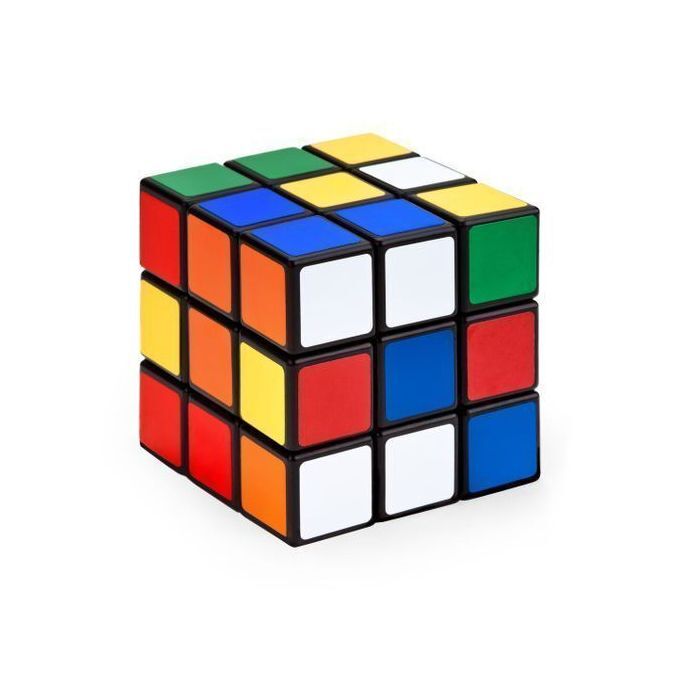 V563-CUBE_LARGER-218206-00 Magic Puzzle Cube Educational Toy Box Brain Teaser - 8cm x 8cm approx - Image 1