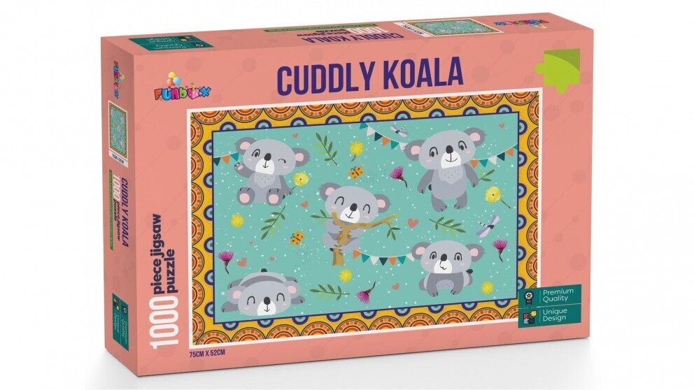 V563-CUDDLYKOALA-202503051545-00 Premium Cute Koala 1,000 Piece Jigsaw Puzzle - Image 1