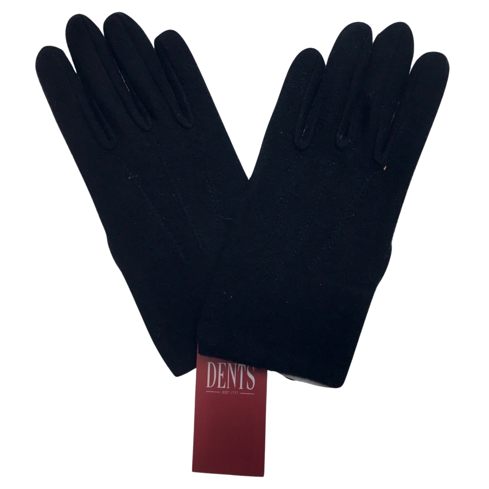 V563-DENTS-MYLF9071-BLK-ONESZE-202503051820-00 DENTS Ladies Womens Fleece Knit Gloves MYLF9071 - Black - One Size - Image 1