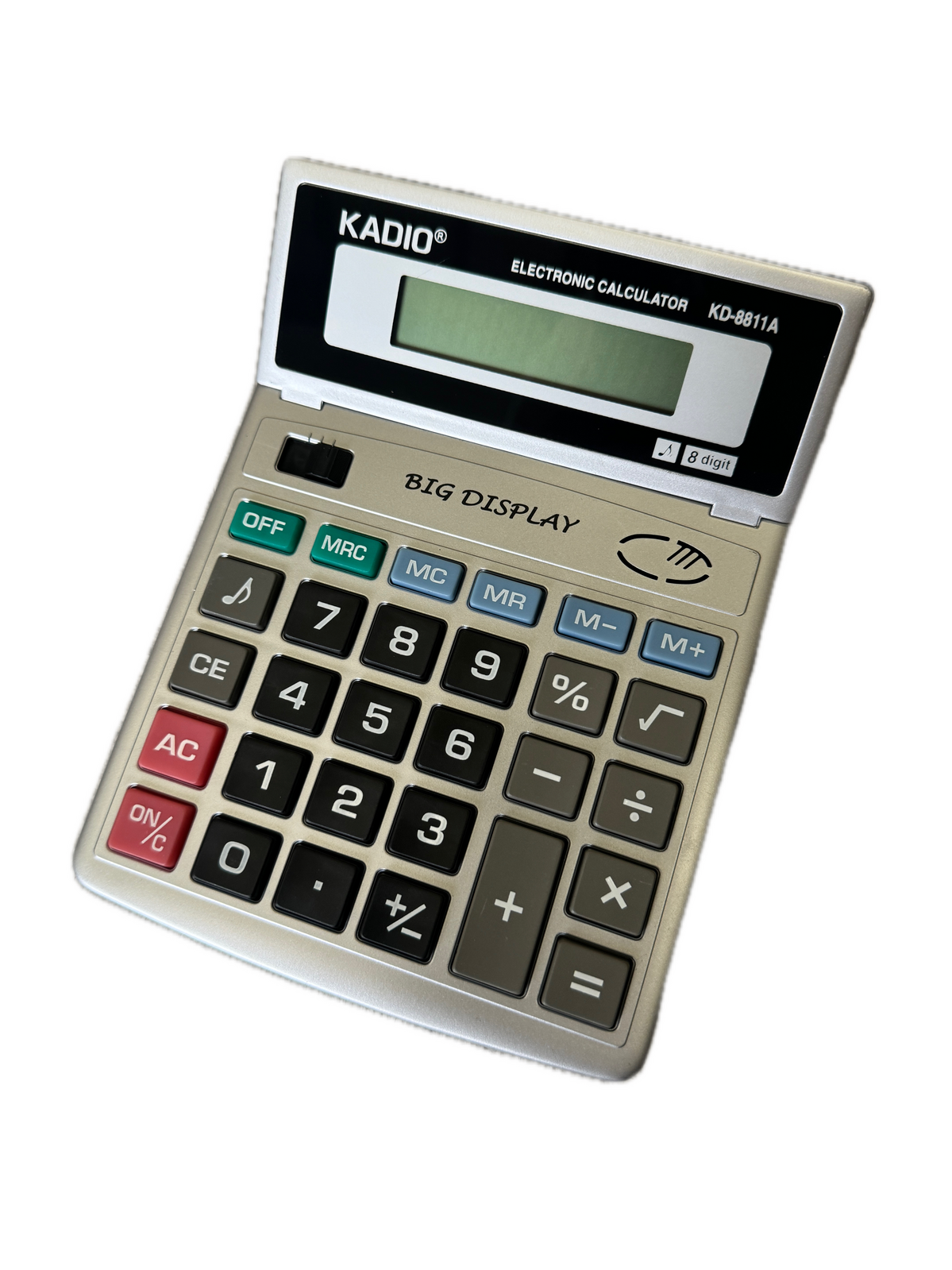 V563-KADIO-161231-00 Desktop Electronic Calculator Basic 8-Digit Dual Power LCD Display for Office Business - Image 1