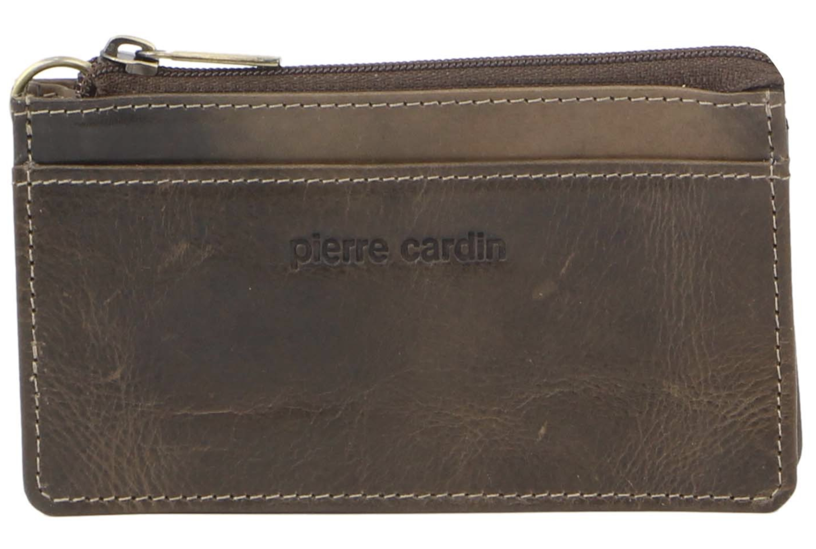 V563-PC-2277-MUSHRM-174458-00 Pierre Cardin Womens Soft Italian Leather Coin Purse Holder Wallet - Mushroom - Image 1