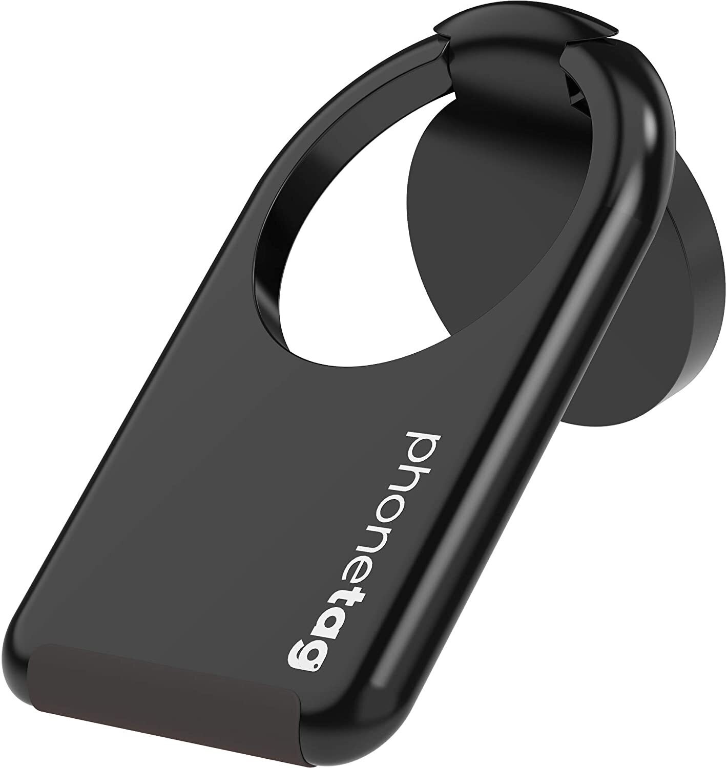 V563-TAGBLACK-204930-00 phonetag - Multi-View Phone Stand with Magnetic Ring Holder Universal (Black) - Image 1