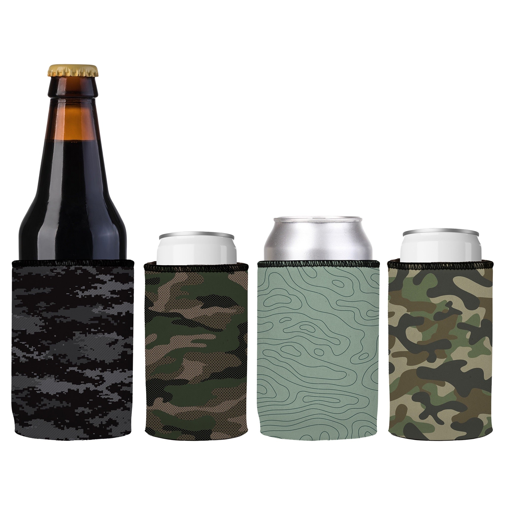 V570-ST-2390-2434-2522-2985-A-202503260853-00 Just Camo Stubby Cooler 4-Pack - Standard - Image 1