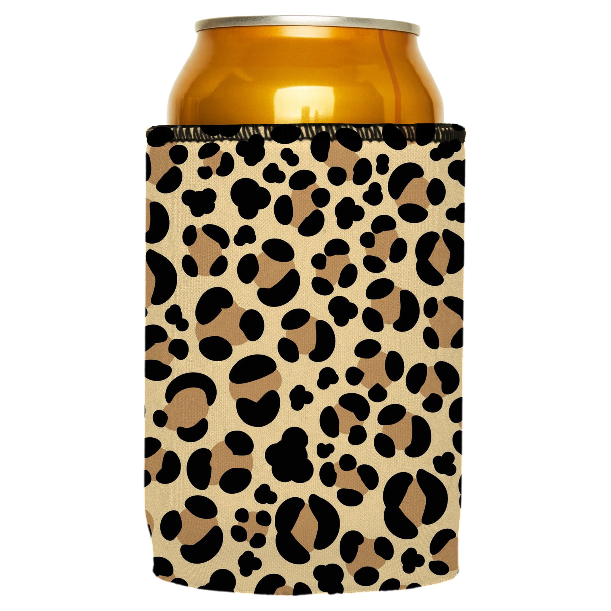 V570-ST-2792-A-202503260835-00 Leopard Print Stubby Cooler - Standard - Image 1