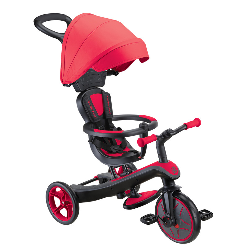 V572-634-102-AUS-202503280131-00 Globber Explorer Trike 4in1 - New Red - Image 1