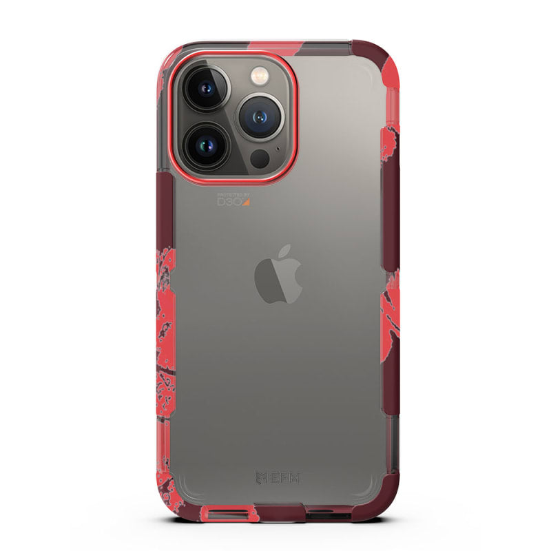 V578-EFCCAAE194THF-226666-00 EFM Cayman Case Armour with D3O Crystalex for iPhone 13 Pro (6.1" Pro) - Thermo Fire - Image 1