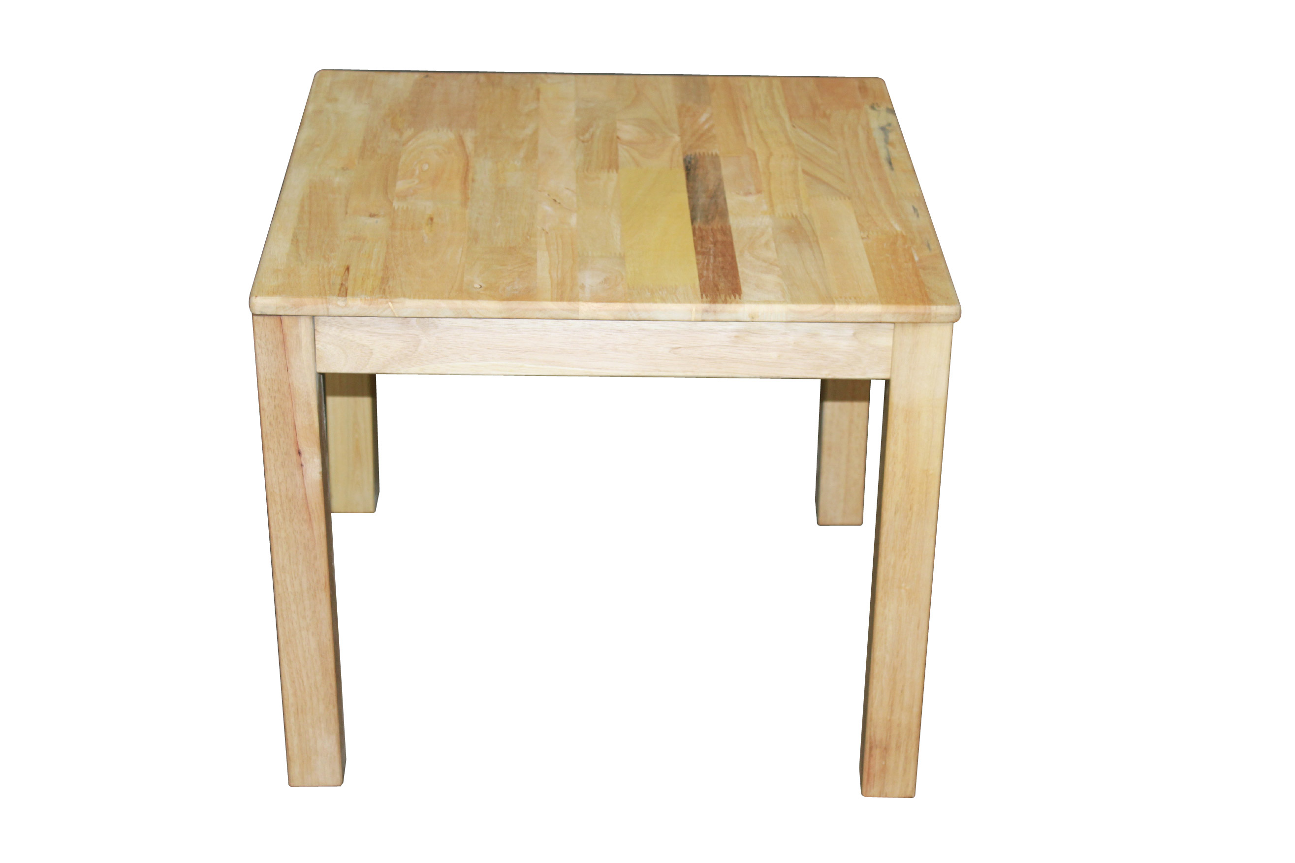 V59-031-01_4 Rubberwood Square Table - Image 1
