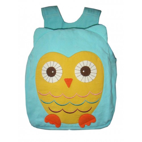 V59-315-Blue-01 Hootie Owl Back Pack-Blue - Image 1