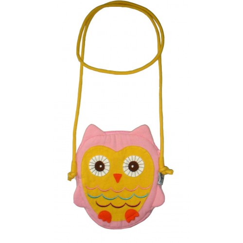 V59-316-Pink-01_2 Hootie Owl Hand Bag Pink - Image 1
