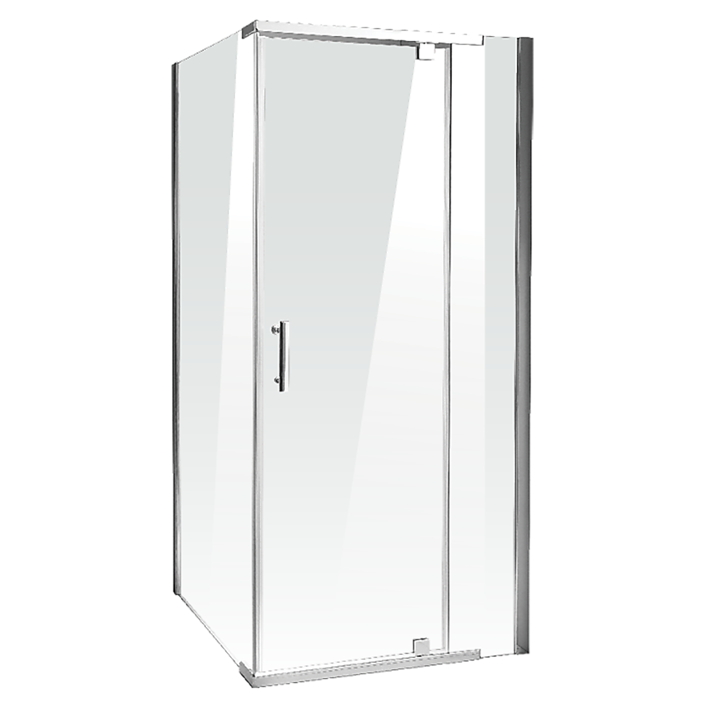 V63-829051-632d39f51bd42.1000x1000-00 Shower Screen 900x800x1900mm Framed Safety Glass Pivot Door By Della Francesca - Image 1