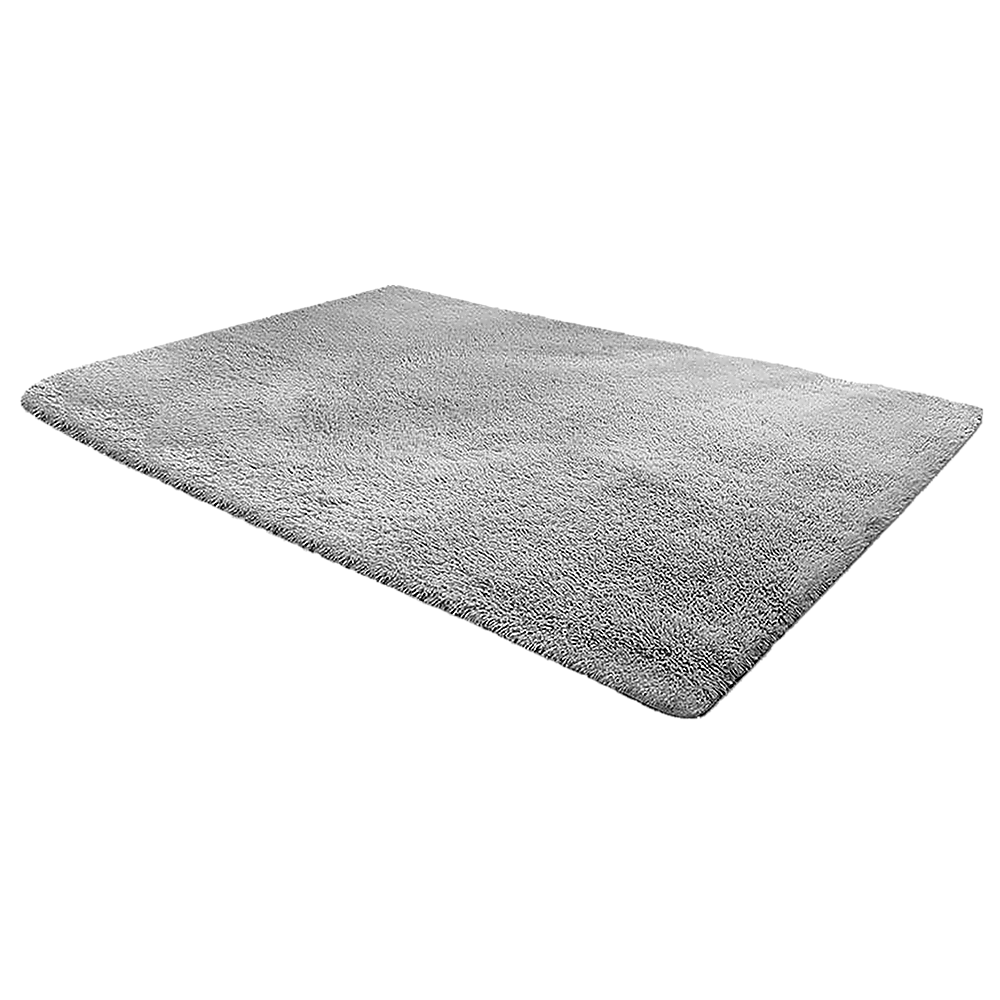 V63-832221_62da4399baad6.1000x1000 230x200cm Floor Rugs Large Shaggy Rug Area Carpet Bedroom Living Room Mat - Grey - Image 1