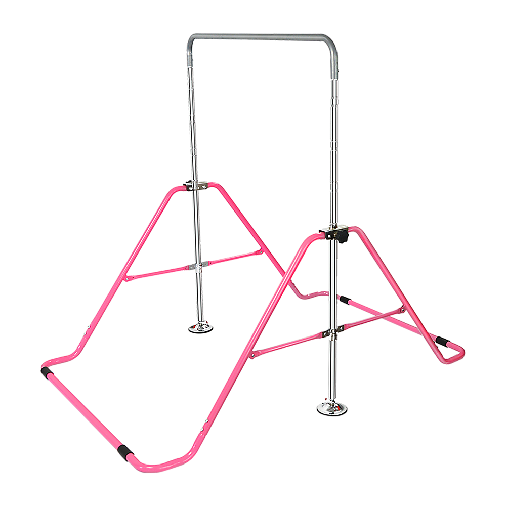 V63-833321-62c3b3a3f15c7.1000x1000-00 Kids Gymnastics Bars Training Horizontal Bar Monkey Kip Bar Pink - Image 1