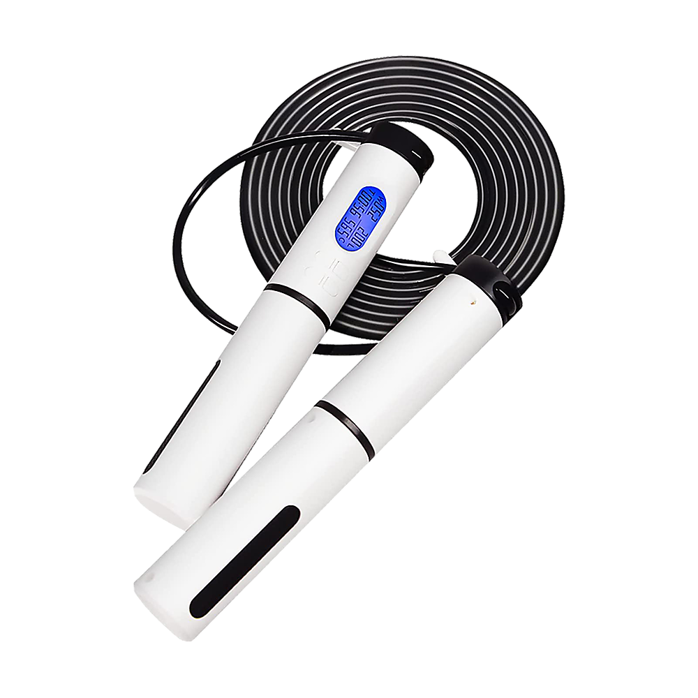 V63-836141_62625863b753c.1000x1000_1 Skipping Rope Jump with Counter Smart Calorie Counting Adjustable Cable Ropeless - Image 1