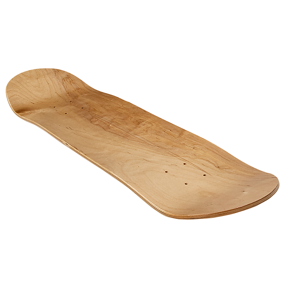 V63-836411-26595-00 7 Layers Skateboard Deck Natural Wood Maple Double Concave Blank Skate Board DIY - Image 1