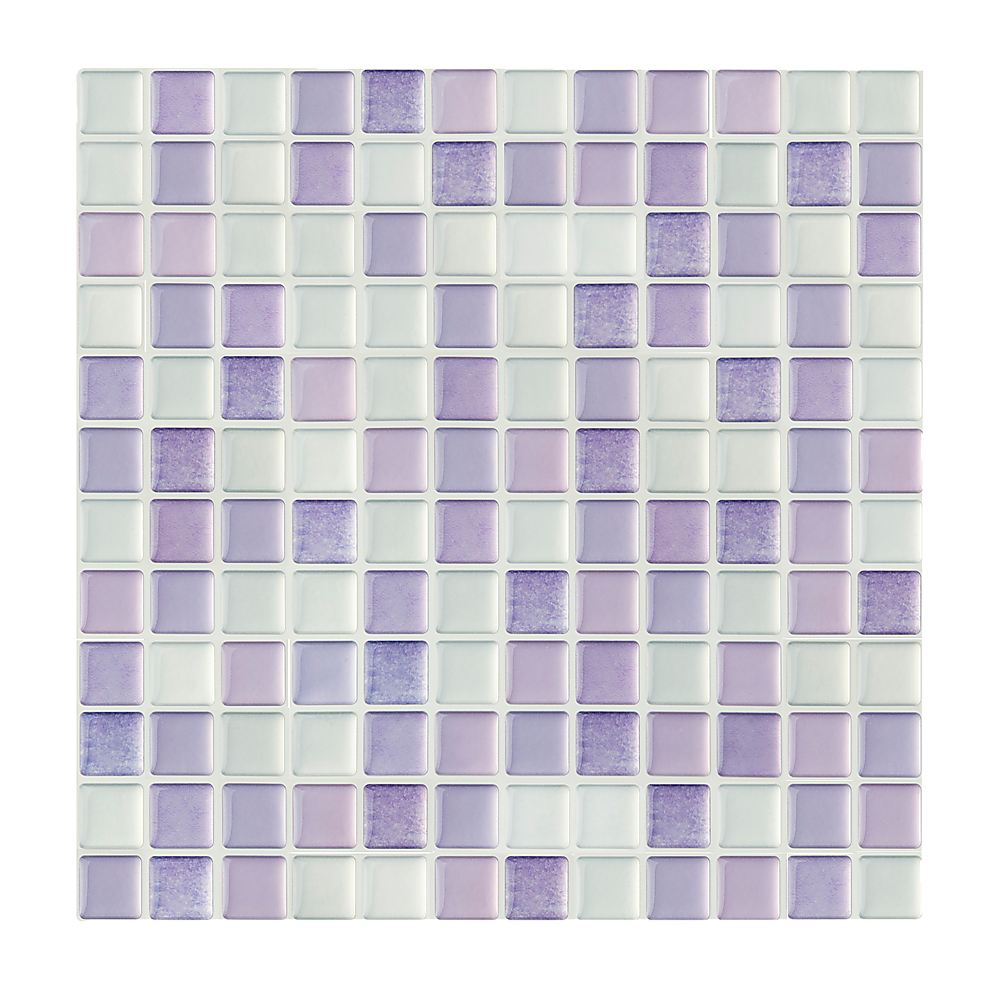 V63-837101-41776-00 Tiles 3D Peel and Stick Wall Tile Crystal Mosaic 10 Sheets - Image 1
