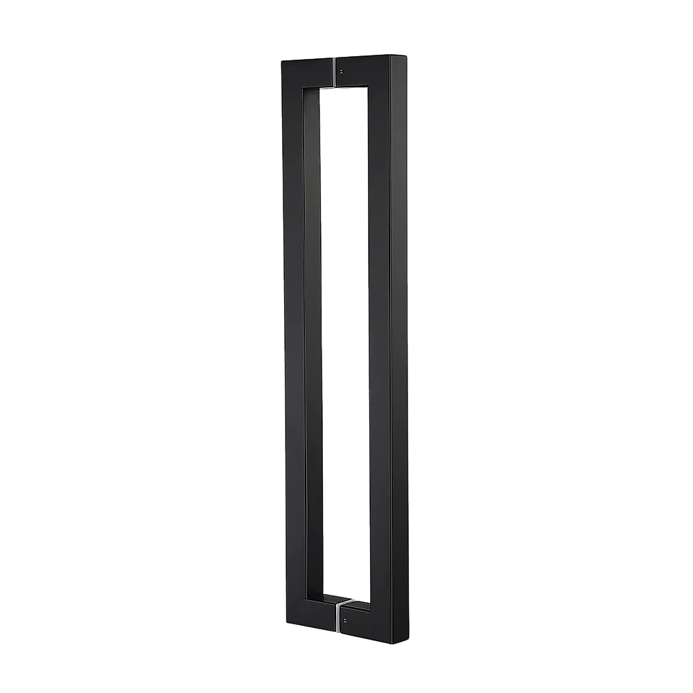 V63-837571-46757-00 Entrance Door Pull Handle Matte Black 800mm - Image 1