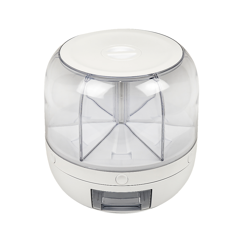 V63-839231-57379-00 Rice Storage Cereal Dispenser Grain Container Rotating Dry Food Box - Image 1