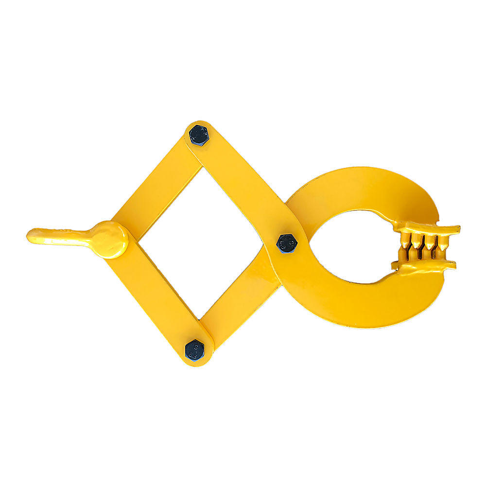 V63-849581-167401-00 Steel Single Scissor Pallet Puller Clamp 1 Ton Capacity Pallet Grabber - Image 1