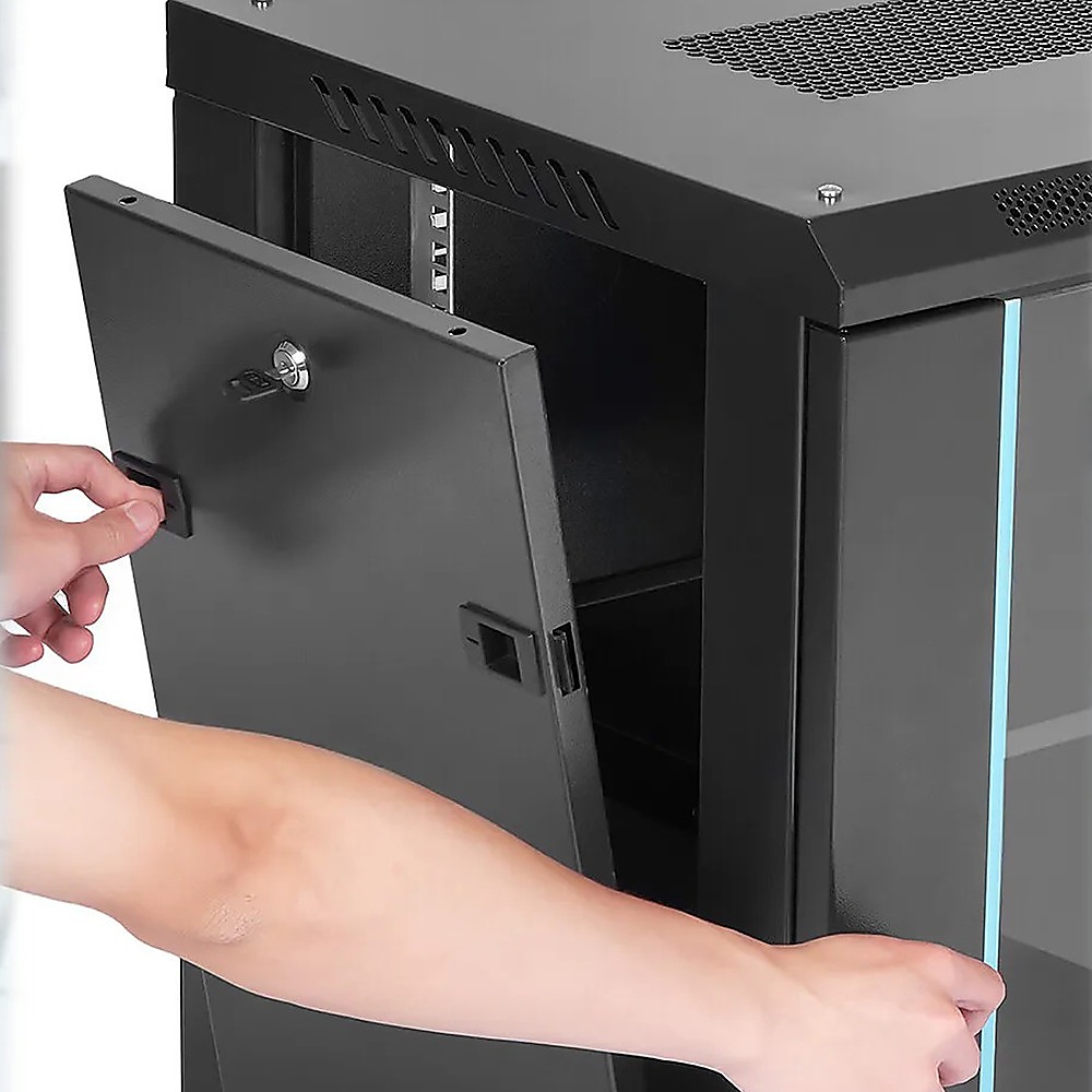 V63-921121-222399-00 9U Wall Mount Network Server Rack Cabinet Enclosure - Image 1