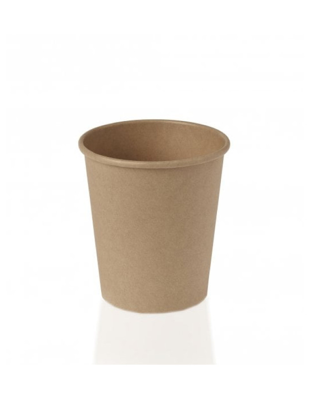 V700-PC700010009-185619-00 8oz Paper Cup Coffee Cup Wholesale (1000 Pcs) Wholesale Natural Color - Image 1
