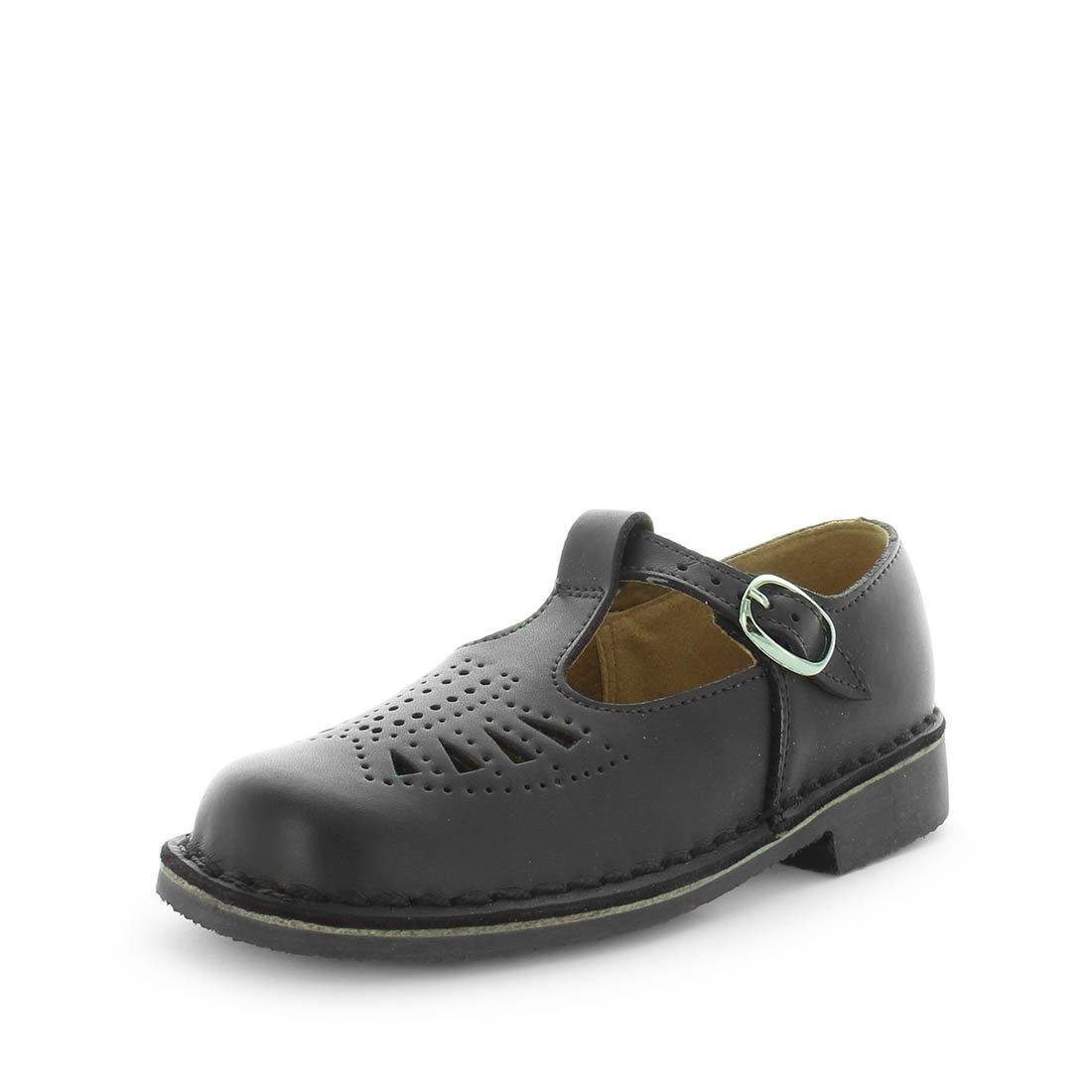 V717-9333333137893-192164-00 WILDE SCHOOL Girl's JENNY-Jnr School Black/Smooth Shoe 13US - Image 1