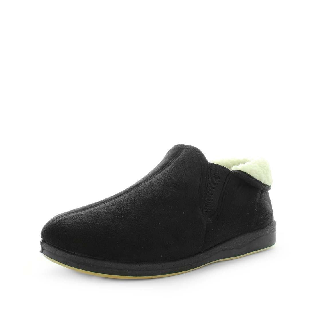 V717-9333333249213-187040-00 Panda PTEZZA Slippers Uggs Black Shoe 12 - Image 1