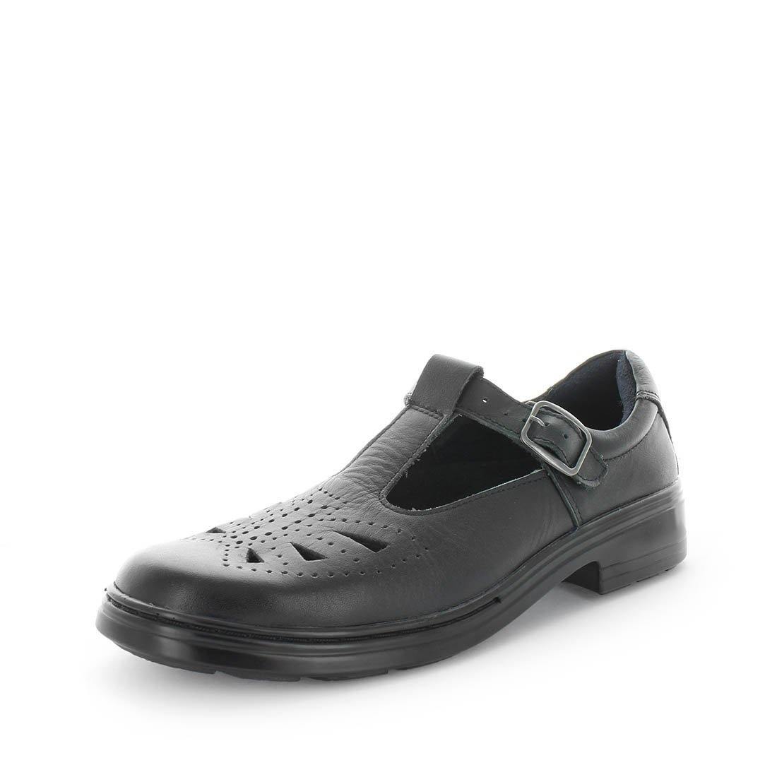 V717-9333333721658-192242-00 WILDE SCHOOL Girl's JESSE School Black Smooth Shoe 8US - Image 1