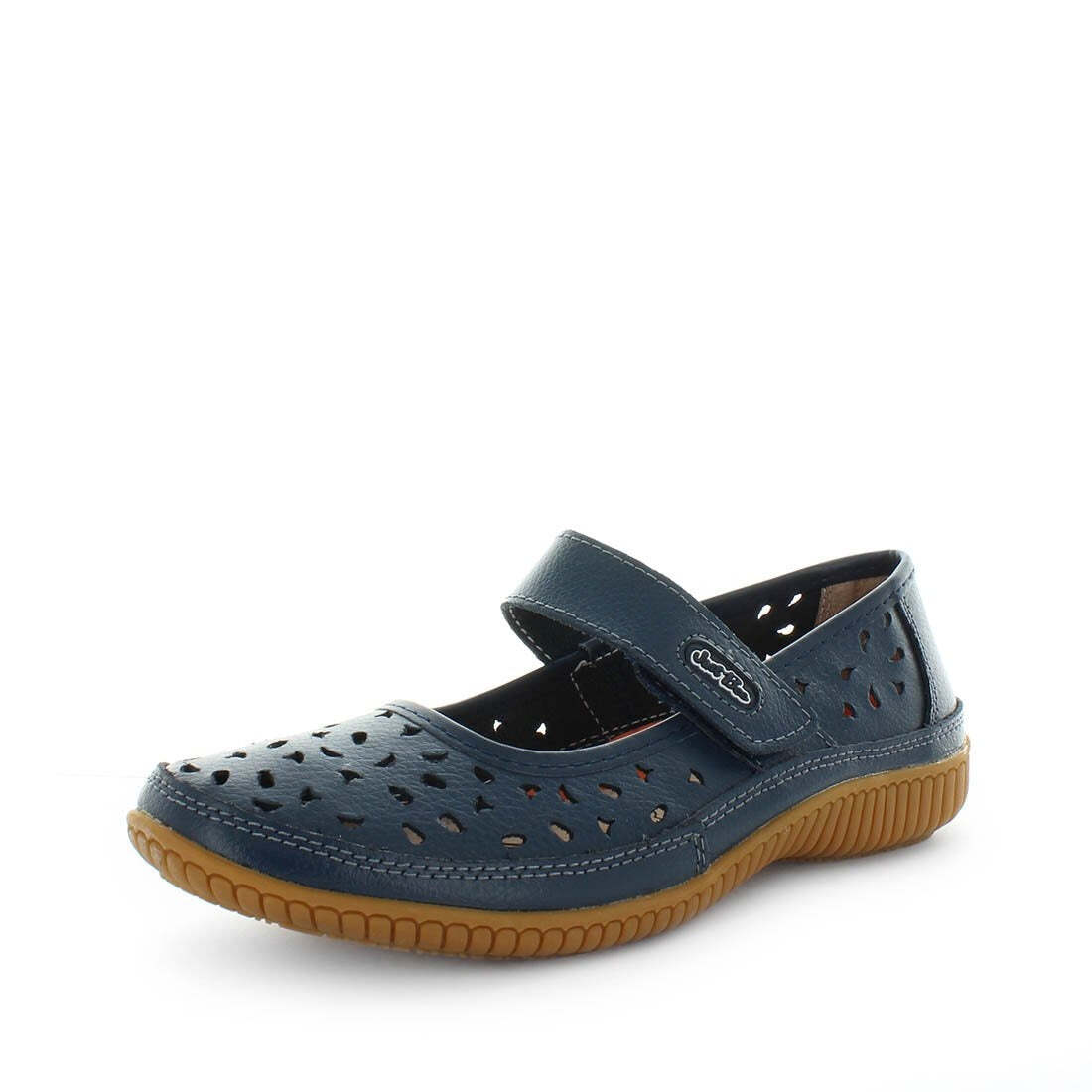 V717-JBCALE-NAVY-42-188591-00 JUST BEE Women's CALEBASIC Flats Navy 42EU - Image 1