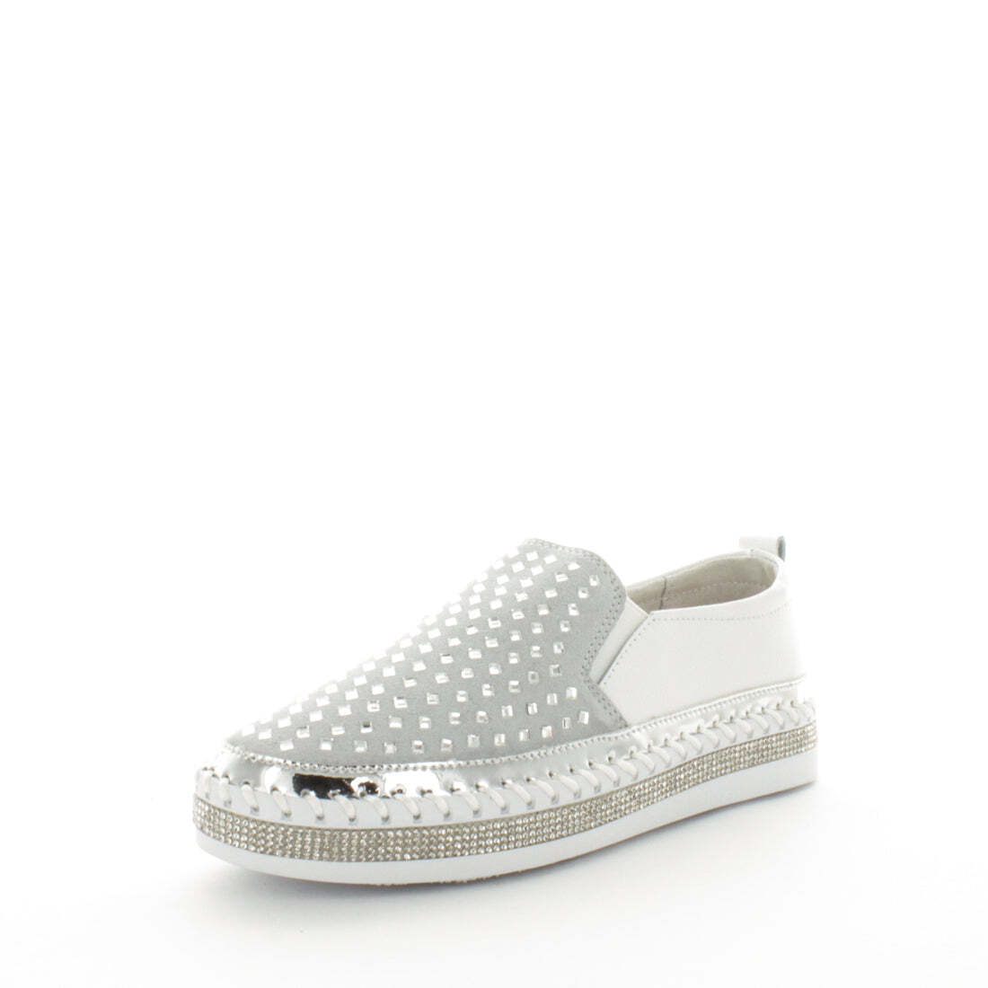 V717-JBCHING-WHITE-39-188610-00 JUST BEE Women's CHING Loafers / Slip ons White 39EU - Image 1